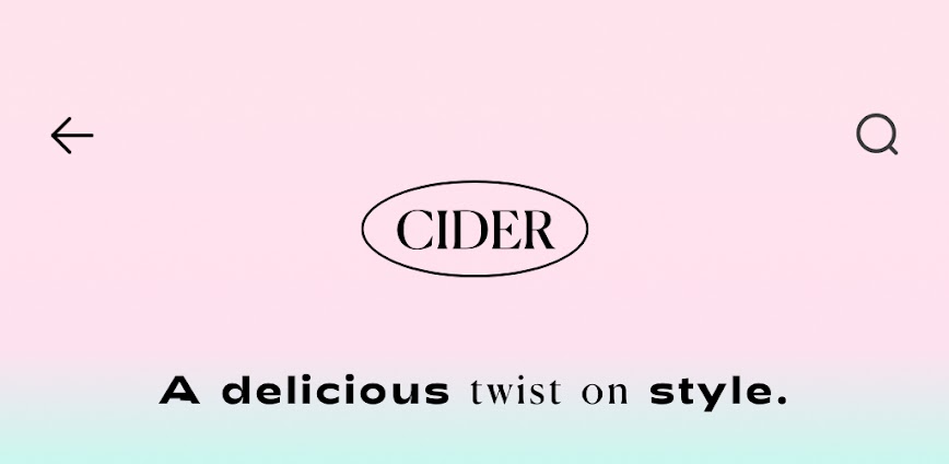CIDER – Clothing & Fashion