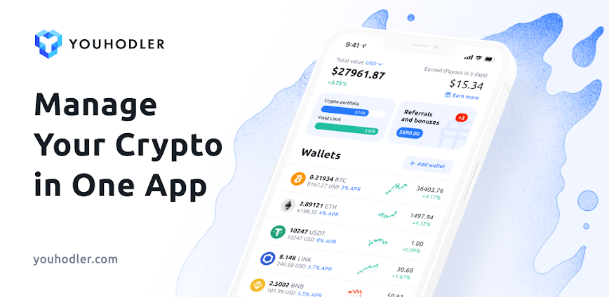 YouHodler: BTC & Crypto Wallet
