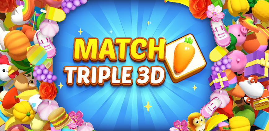Match Triple 3D: Matching tile