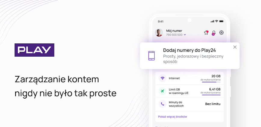 Play24: manage your account