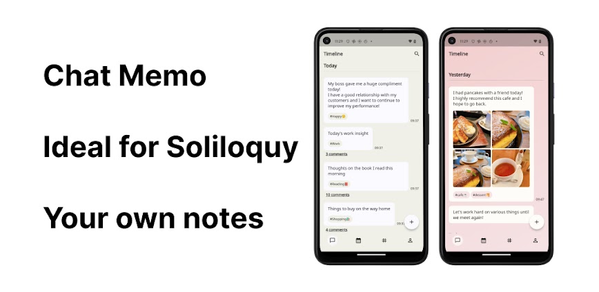 Chat memo. Memo app like tweet
