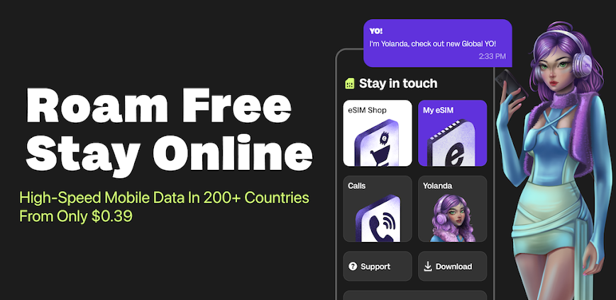 Global YO: eSIM+ Travel Data