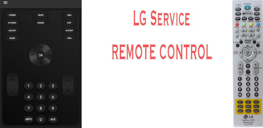 Lg Service Remote Control