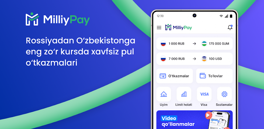 MilliyPay – Pul O'tkazmalari