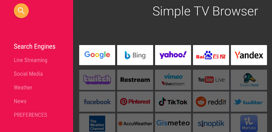 Simple TV Browser