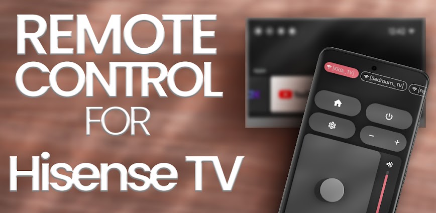 Remote for Hisense Smart TV