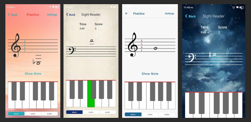 Piano Sight Reading Trainer