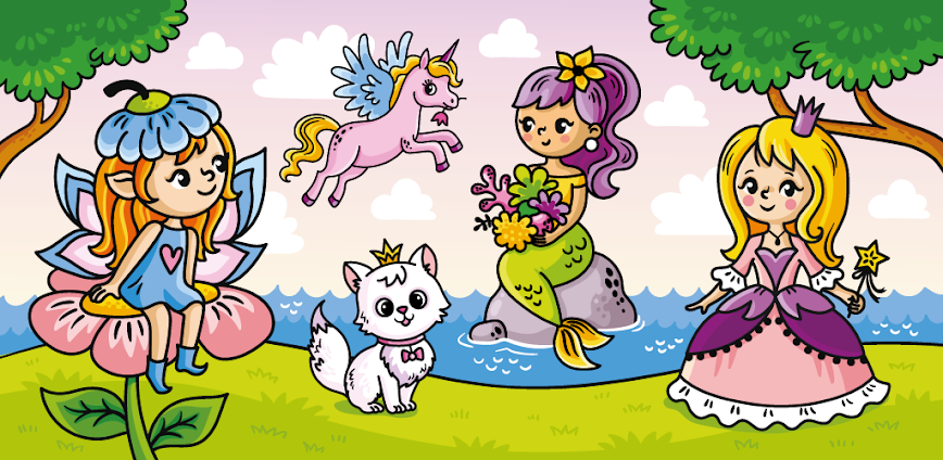 Drawing Princess Coloring Game