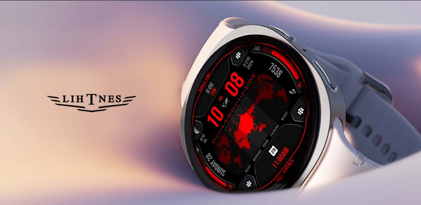 World Time Zone Watch Face 051