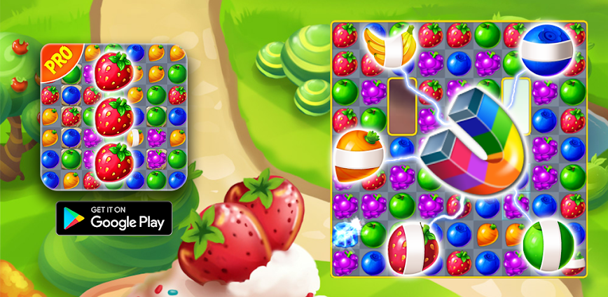 Fruit Candy Juice: Match3 Game