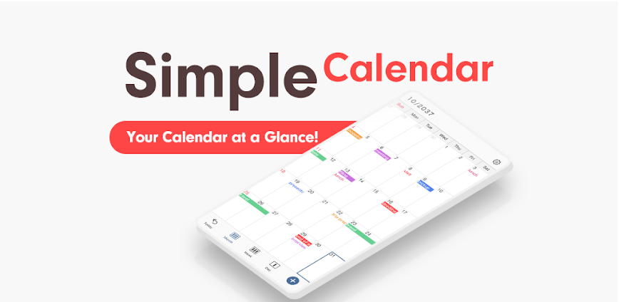Simple Calendar – easy planner