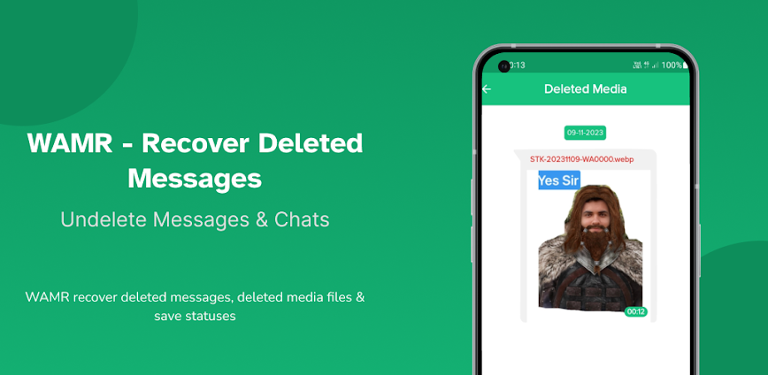 WAMR: Recover Deleted Messages