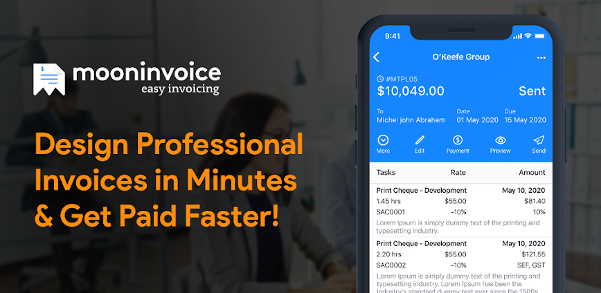 Estimate Invoice Maker By Moon