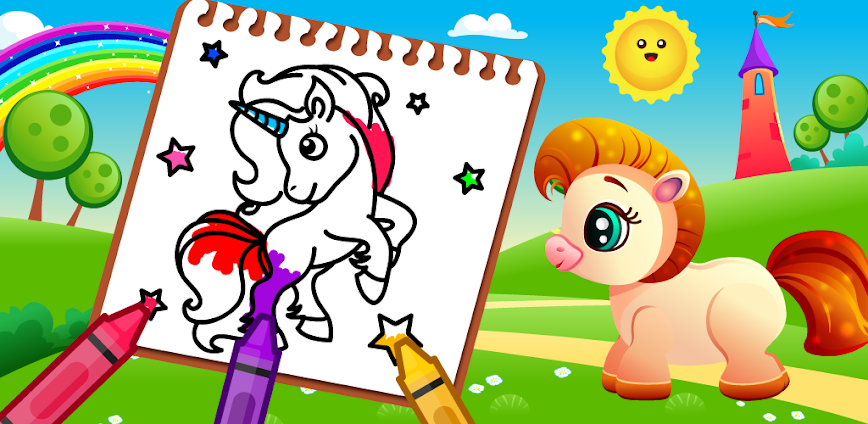 Unicorn Coloring Book for Kids