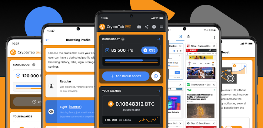 CryptoTab Browser Pro Level