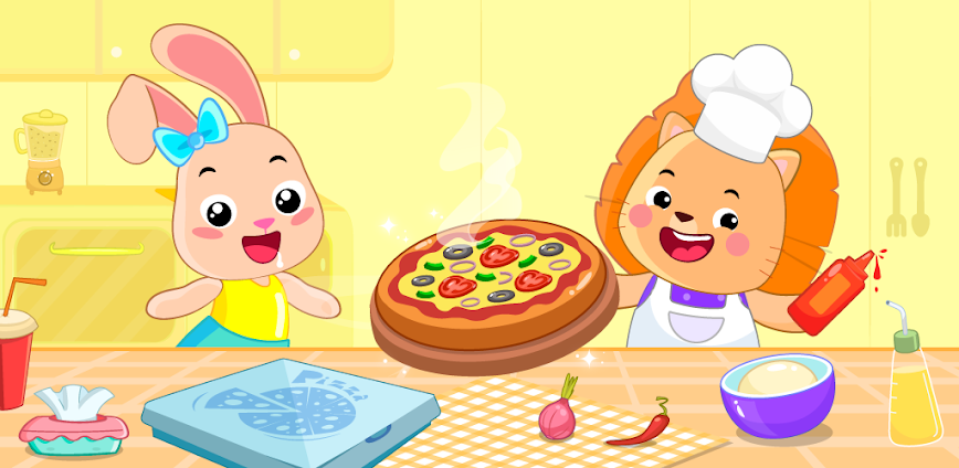 Pizza maker Kids Cooking games