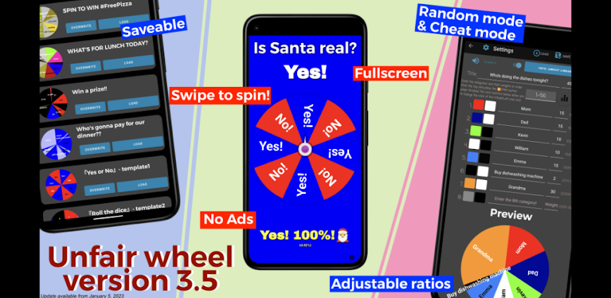 Unfair Wheel – Spin the Wheel