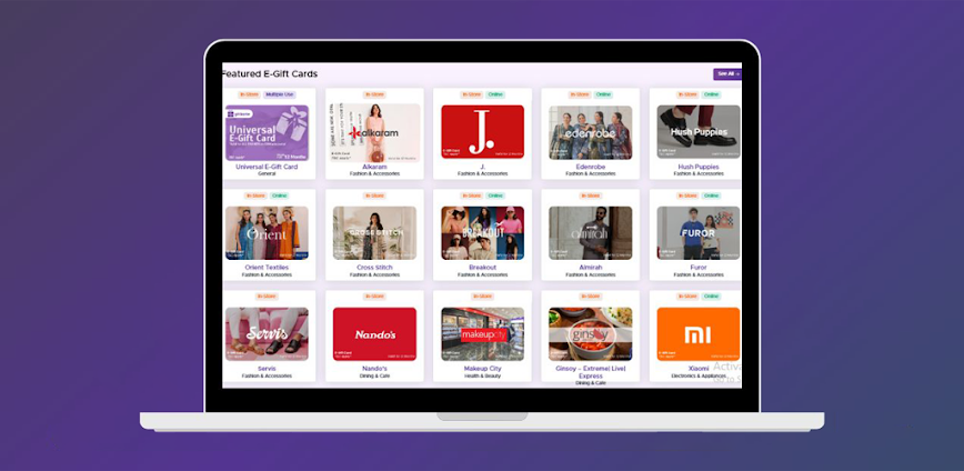 Giftkarte – Send E-Gift Cards