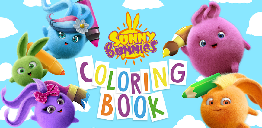 Sunny Bunnies: Coloring Book