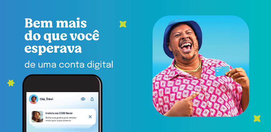 Neon cartão de crédito e conta