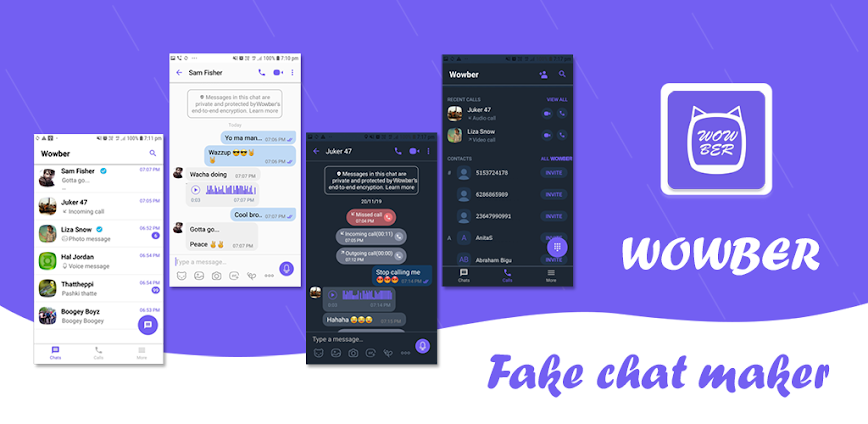 Fake Chat Maker – Wowber Prank