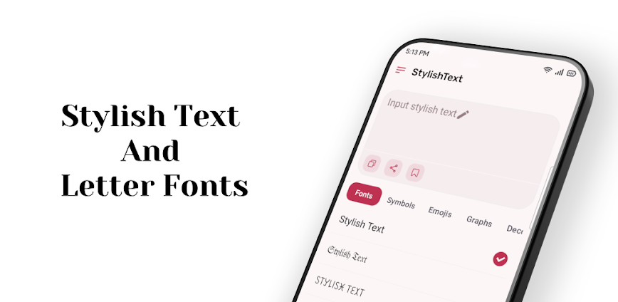 Stylish Text – Letter Fonts