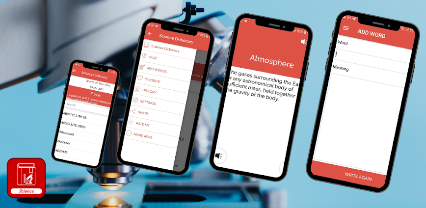 Science Dictionary App