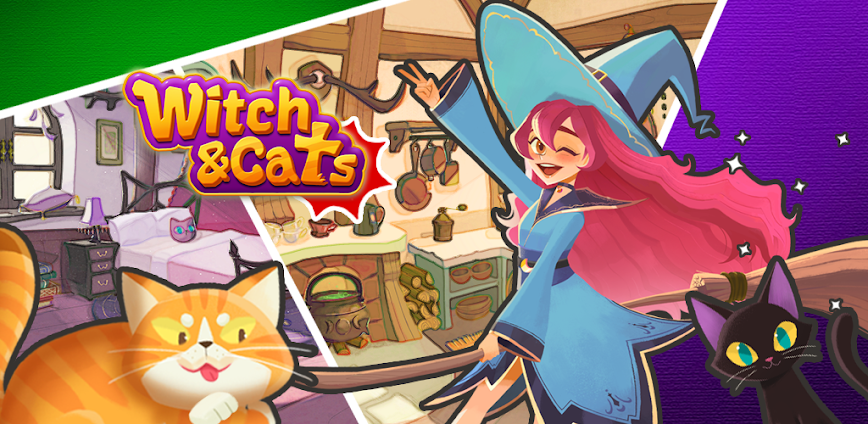 Witch & Cats – Cute Match 3