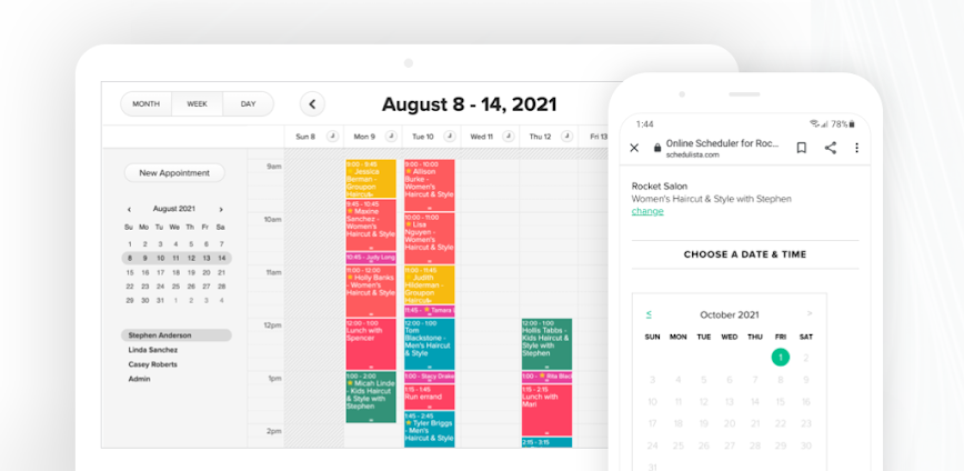 Schedulista Appointments
