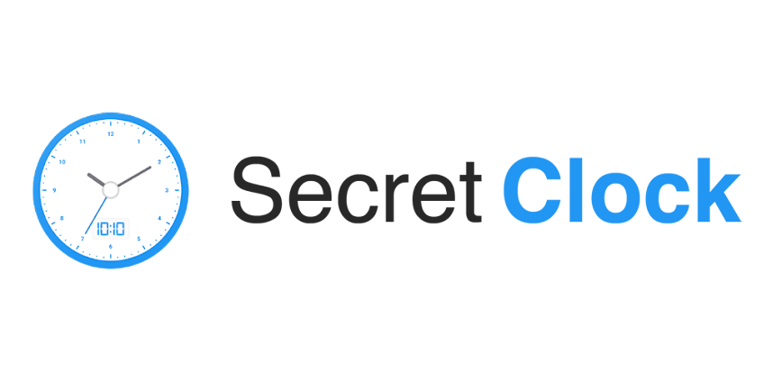 Clock Lock Secret Photo Vault