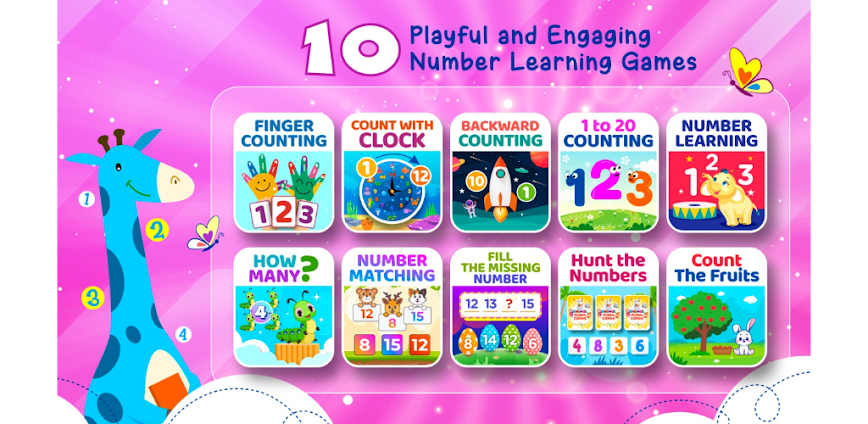 Learn Numbers 123 – Kids Games