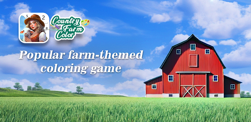 Country Farm Coloring Book