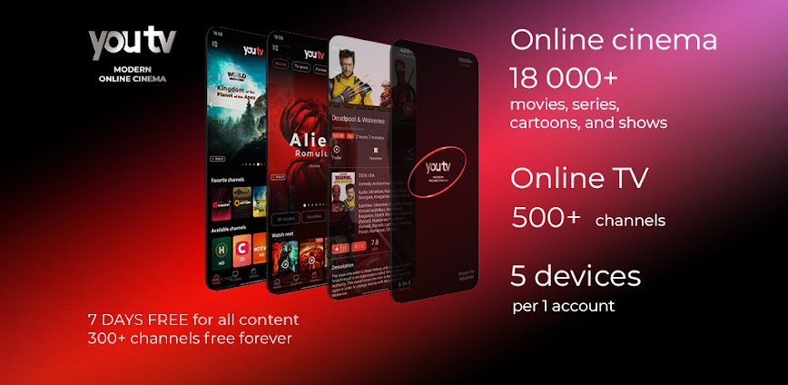 youtv – 500+ channels & movies