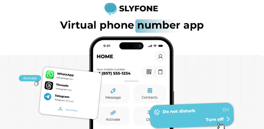 SLYFONE Virtual Mobile Number