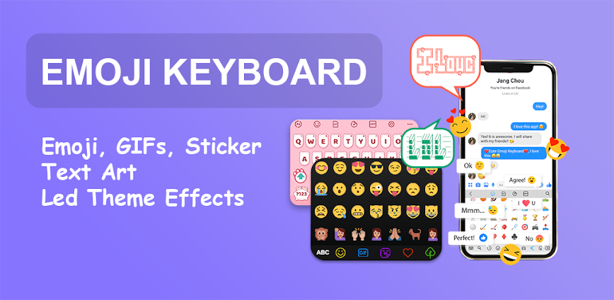 Emoji Keyboard: Fonts, Emojis