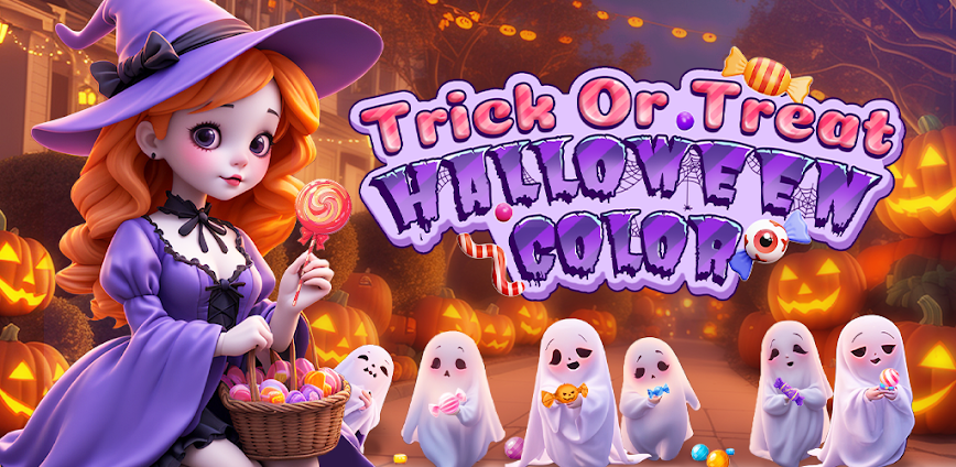 Halloween Color by Number Game
