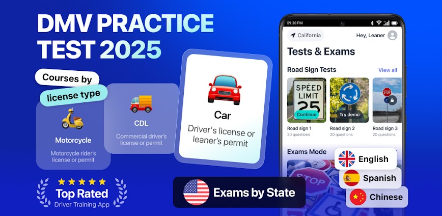 DMV Permit Practice Test 2025