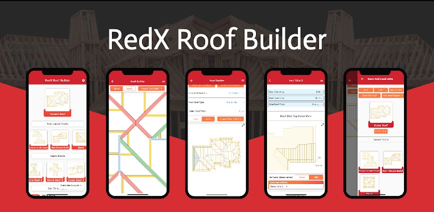 RedX Roof Builder – 3D Design