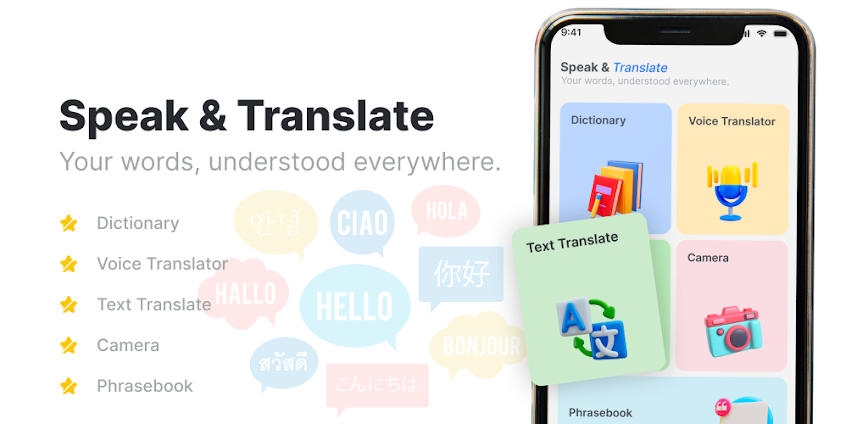 Speak and Translate Languages