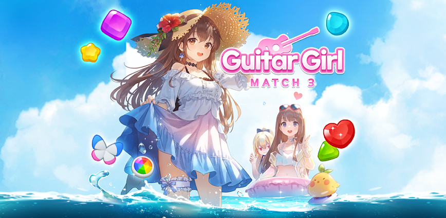 Guitar Girl Match 3
