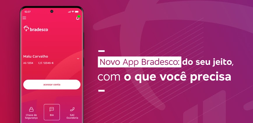 Bradesco: Conta, Cartão e Pix!