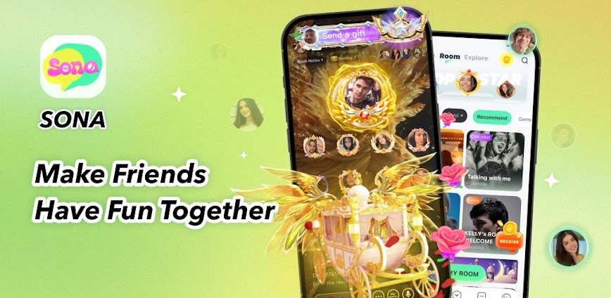 Sona:Group Voice Chat Room