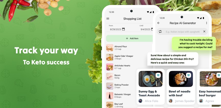 Ketogenic Recipes App: KetoPal