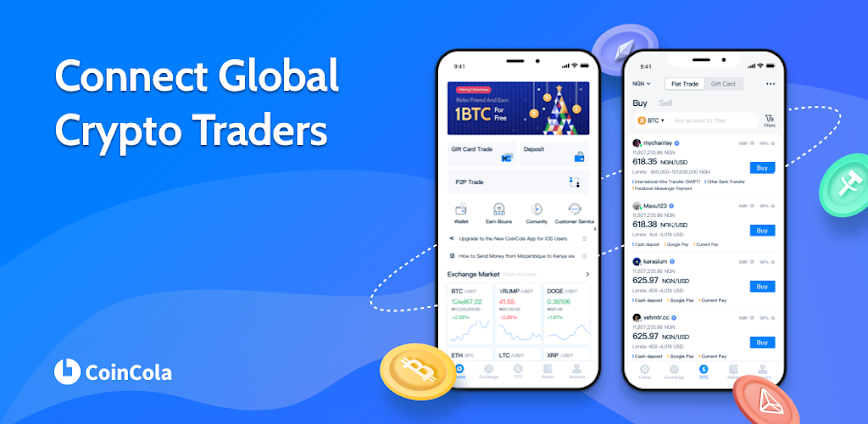 CoinCola – P2P Buy & Sell BTC