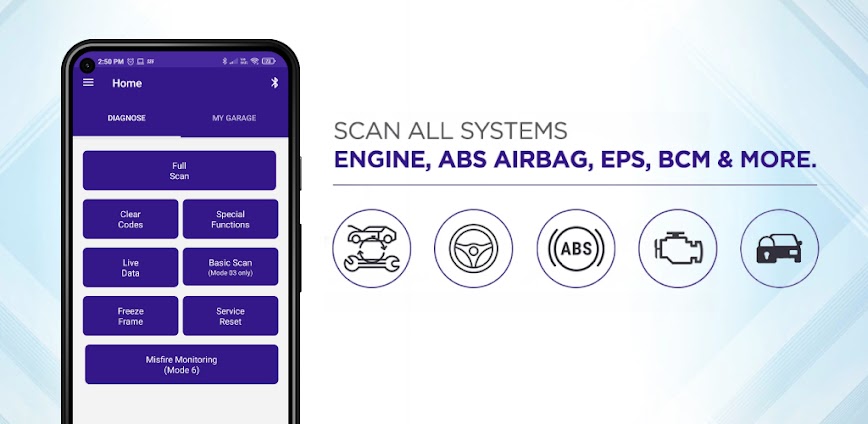 OBD Scanner ELM327: GaragePro