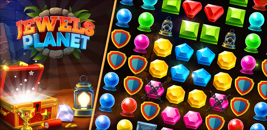 Jewels Planet – Match 3 Puzzle