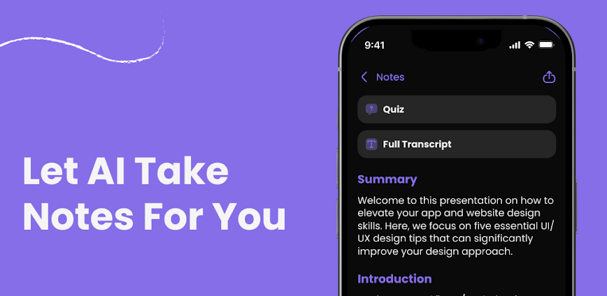 AI Note Taker – Meeting Notes