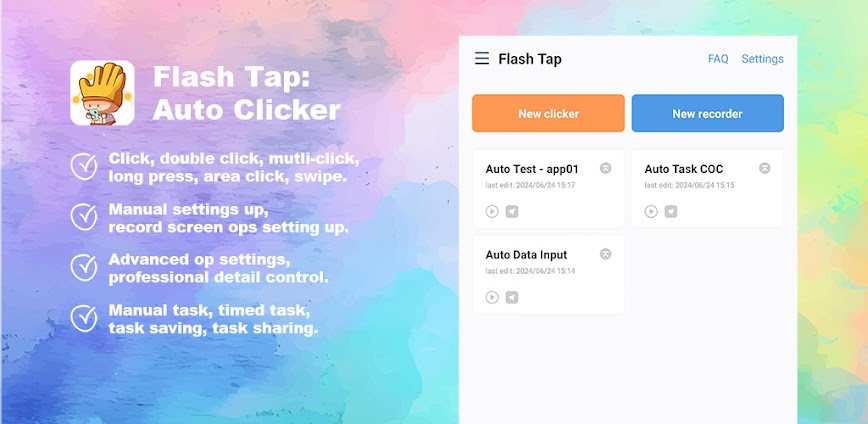 Flash Tap: Auto Clicker