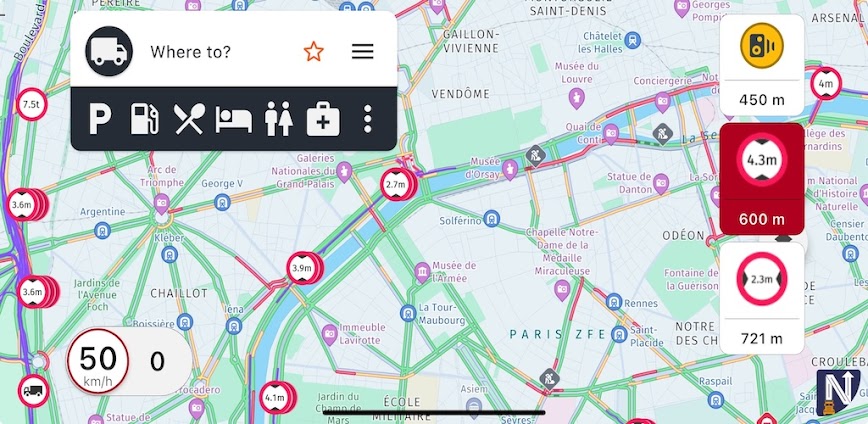 Navitruck Safe GPS navigation