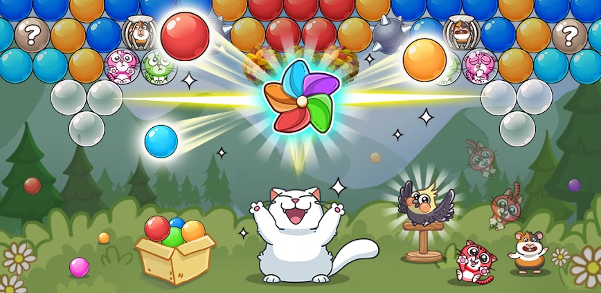 Bubble Shooter – Cat Rescue